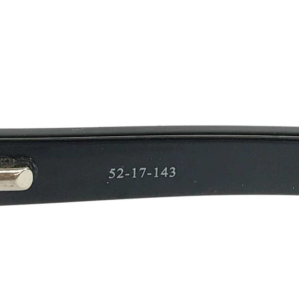 Parade Eyeglasses Frames 1814 BLACK Polished Square Full Rim 52-17-143